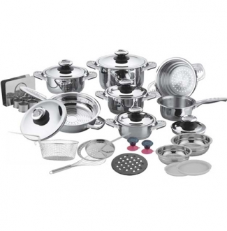 Spullen.nl - Muller Cuisine 32 delige Platinum Pannenset Spullen.nl - Muller Cuisine 32 delige Platinum Pannenset
