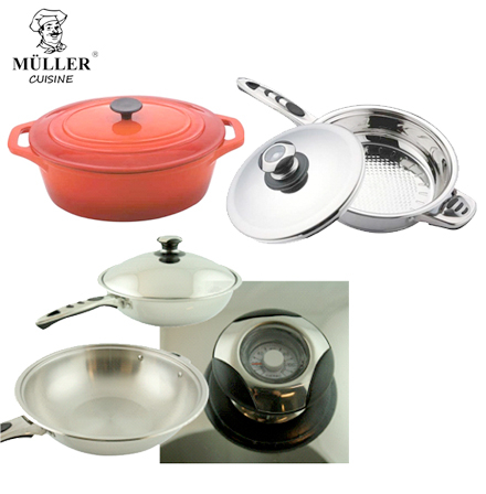 Spullen.nl - Muller Cuisine Braadpan en/of Wokpan en/of Gietijzeren pan