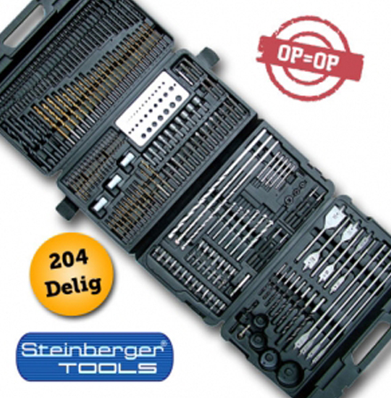 Spullen.nl - Steinberger Borenset (204 delig)