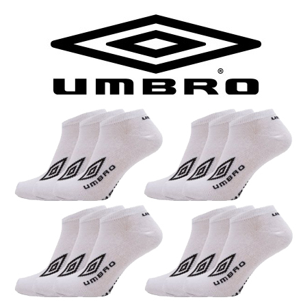 Spullen.nl - Umbro Sneaker Sokken wit (12 paar)