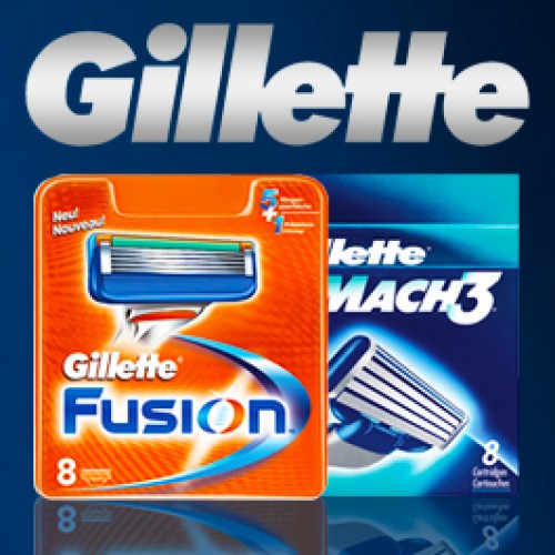 Super Dagdeal - 8 Originele Gillette Fusion of Mach 3 scheermesjes Super Dagdeal - 8 Originele Gillette Fusion of Mach 3 scheermesjes