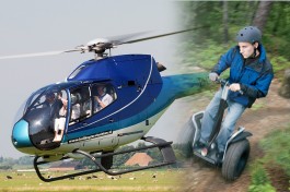 Super Dagdeal - Helikoptervlucht en Segway rijden Super Dagdeal - Helikoptervlucht en Segway rijden