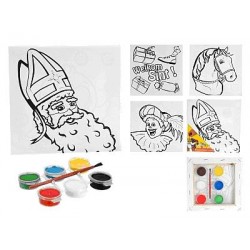 Super Dagdeal - koopman Sinterklaas schilderset Super Dagdeal - koopman Sinterklaas schilderset