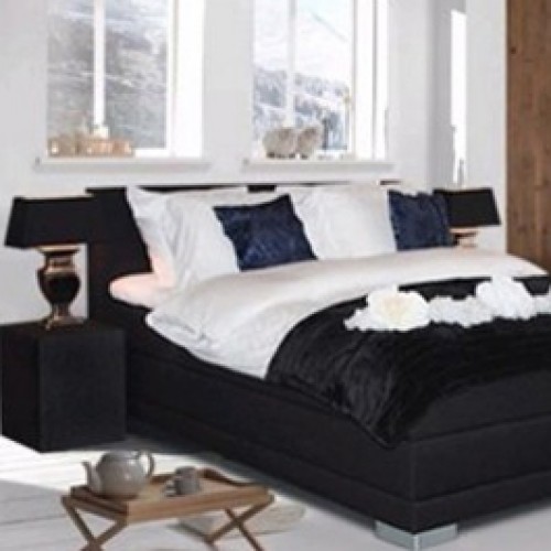 Super Dagdeal - Luxe boxspring Astoria inclusief topper, 2 kussens en gratis bezorging