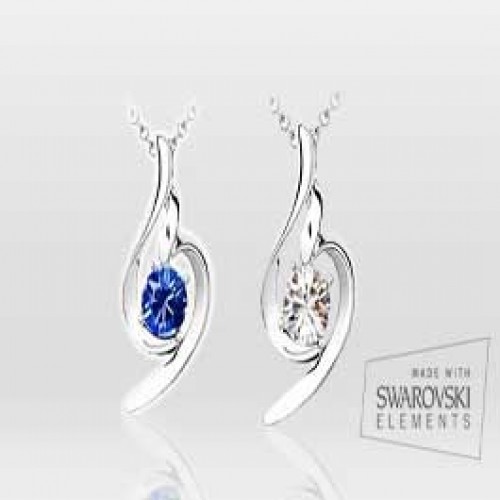 Super Dagdeal - Prachtig collier met Swarovski Elements in twee kleuren: Swarovski Angel Super Dagdeal - Prachtig collier met Swarovski Elements in twee kleuren: Swarovski Angel