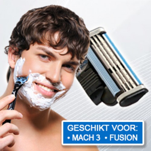 Super Dagdeal - Scheermesjes geschikt voor de Mach 3 of Gilette Fusion! Super Dagdeal - Scheermesjes geschikt voor de Mach 3 of Gilette Fusion!
