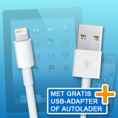 Super Dagdeal - USB kabel van 3 meter voor de iPhone 5 of iPad 4