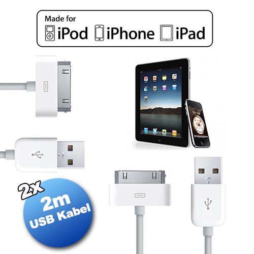 Today's Best Deal - 2x iPhone/iPad oplaadkabel (2 meter) Today's Best Deal - 2x iPhone/iPad oplaadkabel (2 meter)