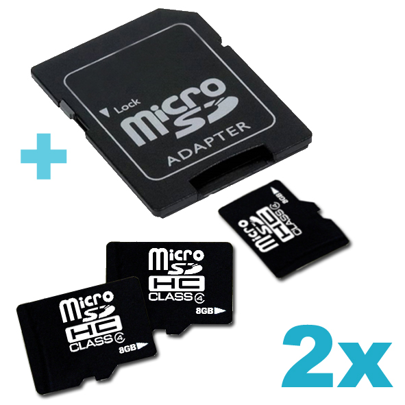 Today's Best Deal - 2x Micro SD 8GB+Adapter