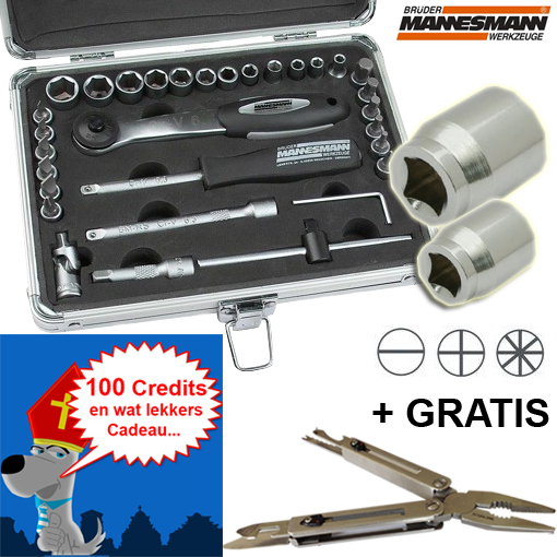 Today's Best Deal - 33-delige Dopsleutel Set Today's Best Deal - 33-delige Dopsleutel Set