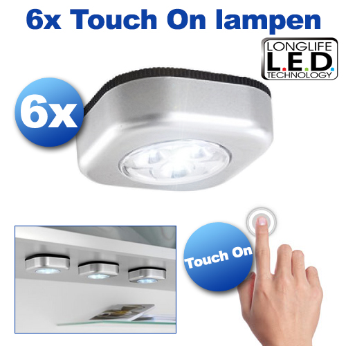 Today's Best Deal - 6x Touch On LED Lampen