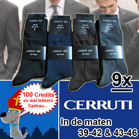Today's Best Deal - 9 paar Cerruti Herensokken