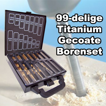 Today's Best Deal - 99-delige Titanium Borenset Today's Best Deal - 99-delige Titanium Borenset