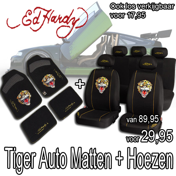 Today's Best Deal - Ed Hardy Auto Matten+Hoezen