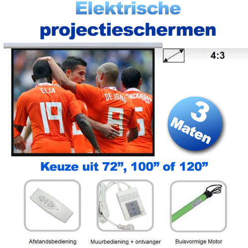 Today's Best Deal - Elektrische projectieschermen Today's Best Deal - Elektrische projectieschermen