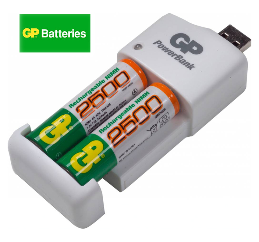 Today's Best Deal - GP USB lader+batterijen