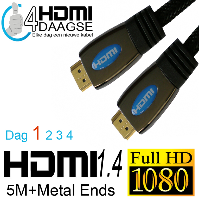 Today's Best Deal - HDMI 1.4 5m+Metal Ends