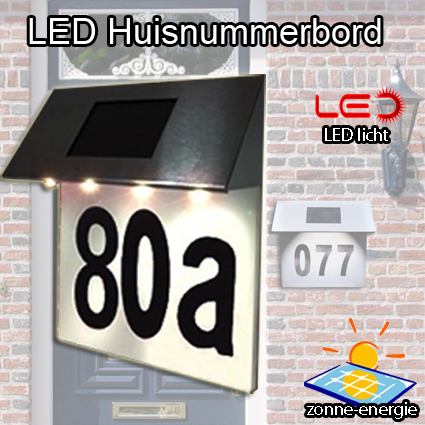 Today's Best Deal - Huisnummer met LED Verlichting