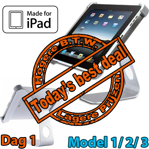 Today's Best Deal - Luxe Aluminium Standaard voor Ipad 1/2/3 Today's Best Deal - Luxe Aluminium Standaard voor Ipad 1/2/3