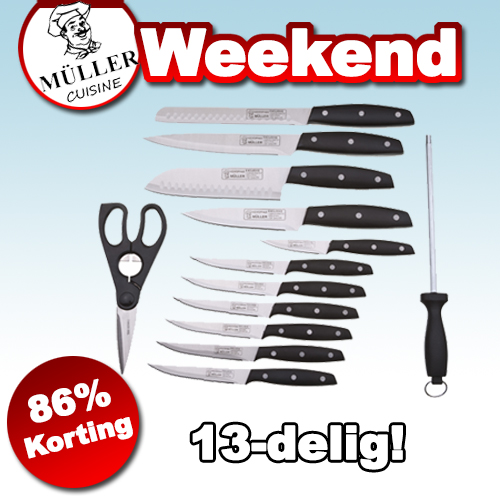 Today's Best Deal - Müller Cuisine messenset (13-delig) Today's Best Deal - Müller Cuisine messenset (13-delig)