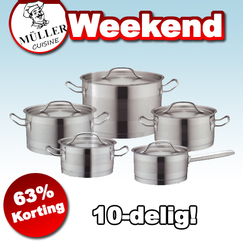 Today's Best Deal - Müller Cuisine pannenset (10-delig)