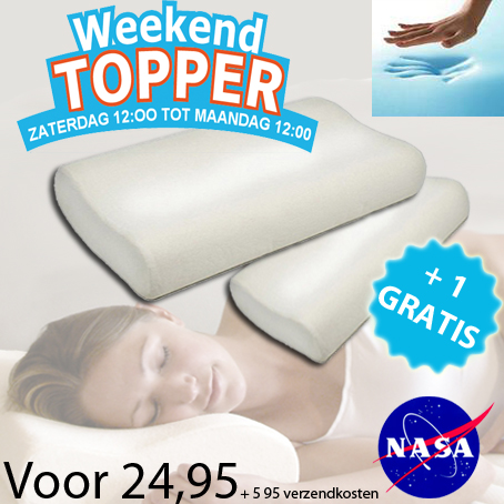 Today's Best Deal - NASA Hoofdkussen+1 Gratis