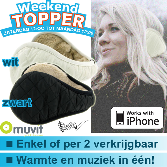 Today's Best Deal - Oorwarmers met Koptelefoon Today's Best Deal - Oorwarmers met Koptelefoon