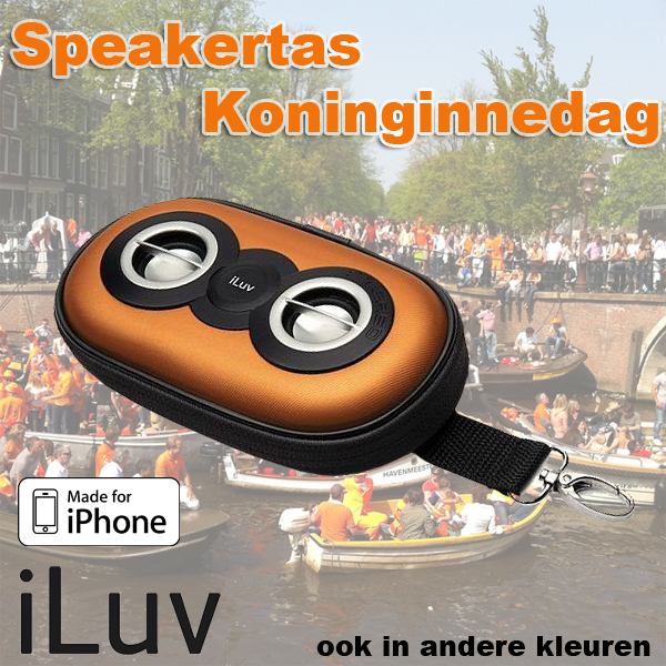 Today's Best Deal - Oranje iLuv Speakertas