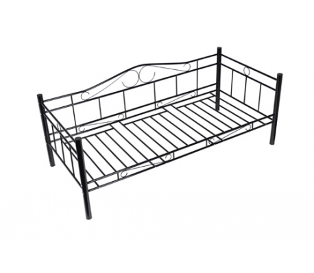 VidaXL - 1-persoons bed van metaal 90 x 200 cm. VidaXL - 1-persoons bed van metaal 90 x 200 cm.