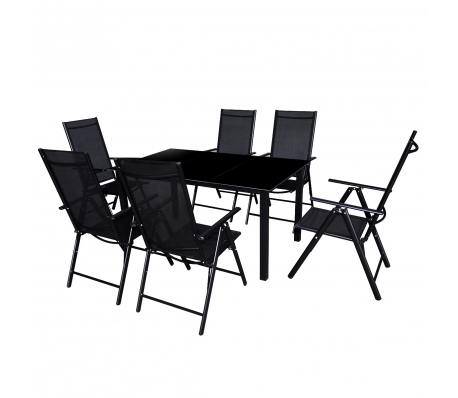 VidaXL - Aluminium tuinset (7 delen) VidaXL - Aluminium tuinset (7 delen)