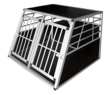 VidaXL - Auto Bench voor honden L dubbeldeurs