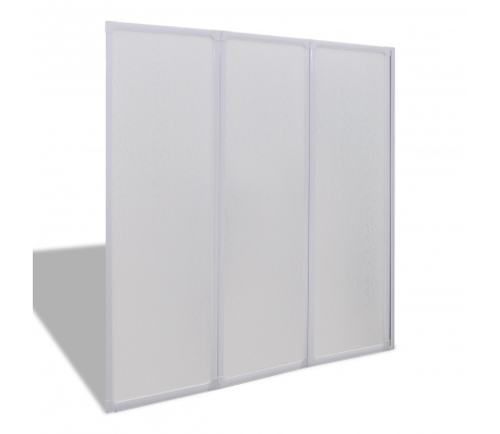 VidaXL - Badscherm 3 panelen vouwbaar 117 x 120 cm VidaXL - Badscherm 3 panelen vouwbaar 117 x 120 cm