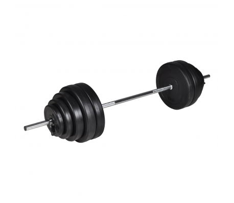 VidaXL - Barbell set 60,5kg