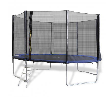 VidaXL - Complete trampoline set Ø 365 cm inclusief beschermhoes