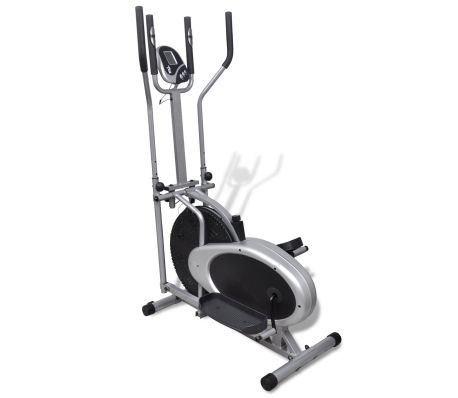 VidaXL - Crosstrainer zwart/zilver VidaXL - Crosstrainer zwart/zilver