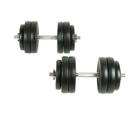 VidaXL - Dumbell set 30 kg.