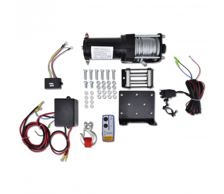 VidaXL - Elektrische lier 12V 1360 KG met draadloze afstandsbediening VidaXL - Elektrische lier 12V 1360 KG met draadloze afstandsbediening