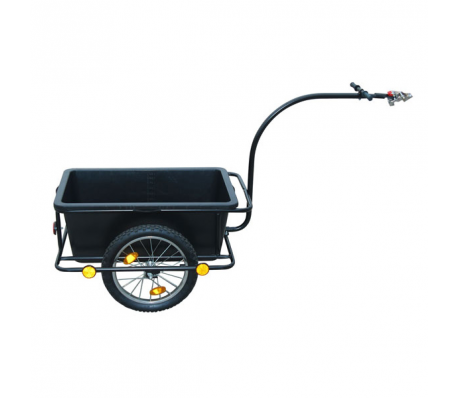 VidaXL - Fietskar met kunststof bak 90 Liter VidaXL - Fietskar met kunststof bak 90 Liter