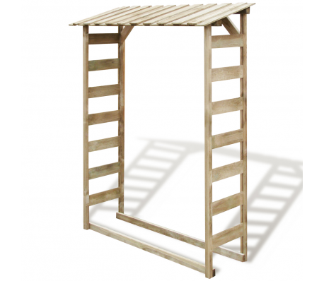 VidaXL - Haardhoutopslag hout VidaXL - Haardhoutopslag hout