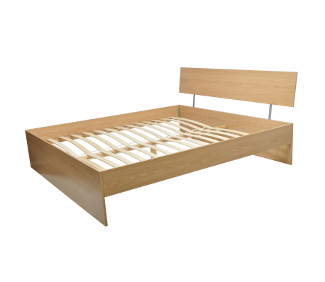 VidaXL - Houten bed 180 x 200 lichtbruin natuurlijke houtkleur