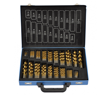 VidaXL - HSS titanium spiraal boorset 170-delig VidaXL - HSS titanium spiraal boorset 170-delig