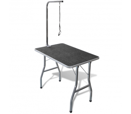 VidaXL - Inklapbare trimtafel met aanlijnoptie VidaXL - Inklapbare trimtafel met aanlijnoptie