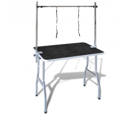 VidaXL - Inklapbare trimtafel met dubbele aanlijnoptie VidaXL - Inklapbare trimtafel met dubbele aanlijnoptie