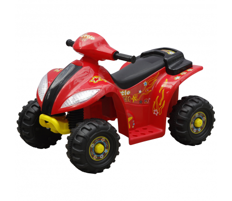 VidaXL - Kinder Quad elektrisch 6 volt rood