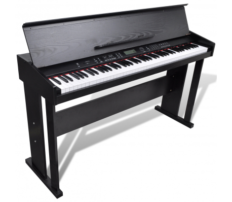 VidaXL - Klassieke elektronische digitale piano met 88 toetsen en bladmuziek houder