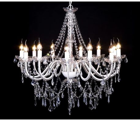 VidaXL - Kroonluchter Maria Theresa 12-armig VidaXL - Kroonluchter Maria Theresa 12-armig