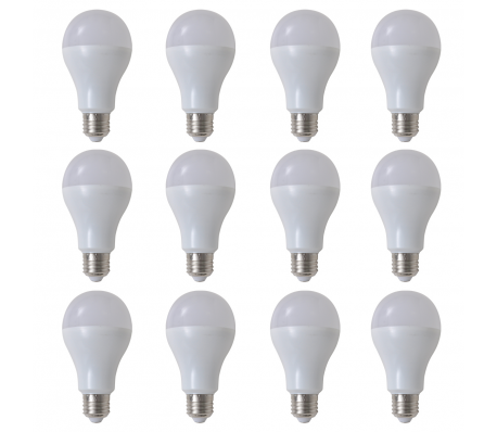 VidaXL - LED lamp 7W E27 warm wit 230 V (12 stuks)