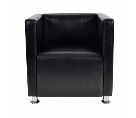 VidaXL - Lounge stoel Carenno zwart
