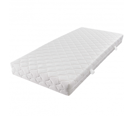 VidaXL - Matras met wasbare hoes 200 x 180 x 17 cm