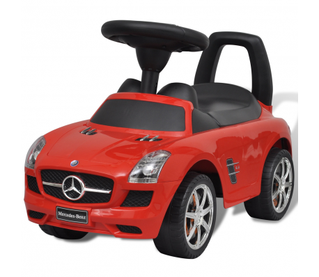 VidaXL - Mercedes Benz loopauto (rood)